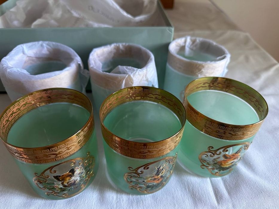 Подарунковий набір чарок Gift Hunter с графином 6 рюмок,