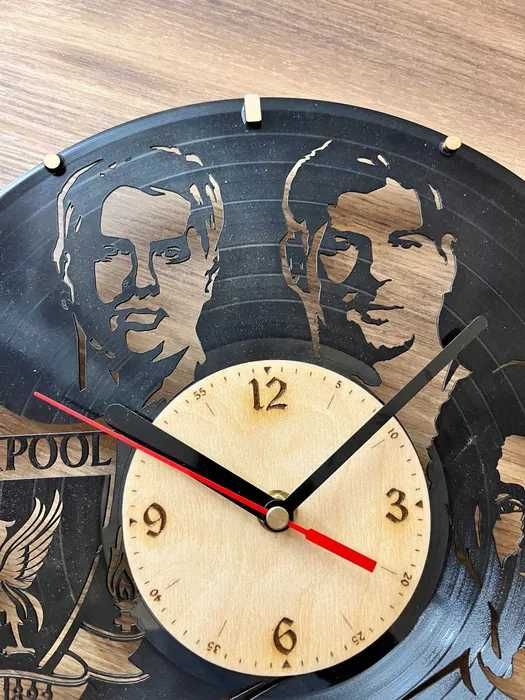 Zegar ścienny płyta winylowa Liverpool FC