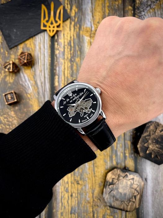 Годинник наручний Awarder 022Automatics Не Забуду Дім Silver-Black