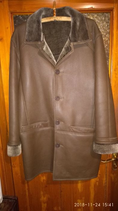 Дубленка натуральная мужская 54-56 р.