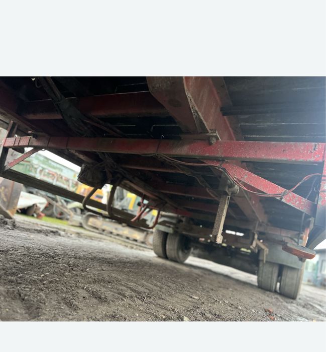 Huffermann przyczepa platforma 95r 7 m dluga do balotow