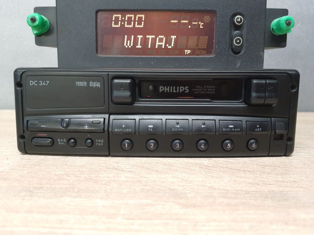 Radio samochodowe PHILIPS Klasyk Kaseta DC 347 Opel Astra Vectra Corsa