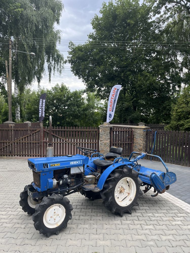Traktorek iseki tx1500 4x4 glebogryzarka silnik mitsubishi