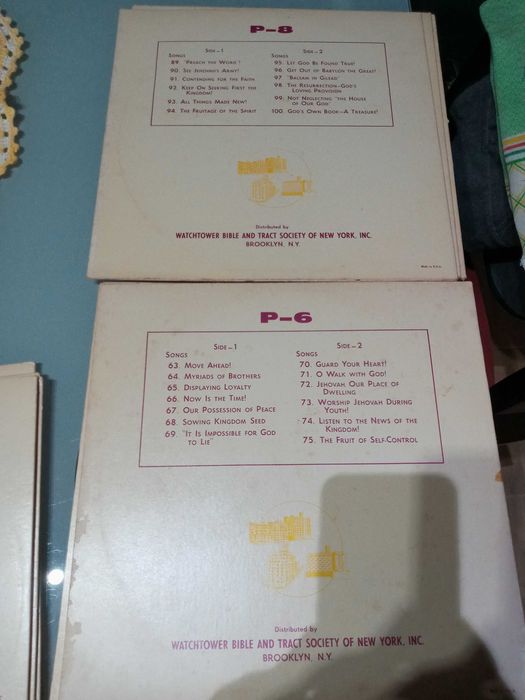 Coleccao de 10 discos vinil de JEOVAH