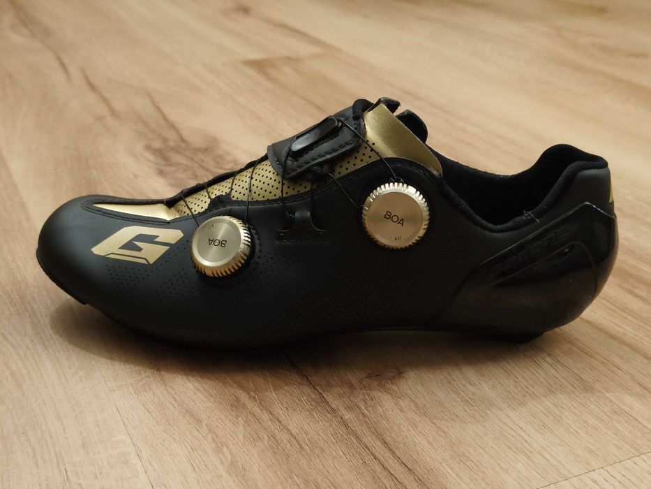 Sapatos de estrada Gaerne CarbonG.STL Gold Rush