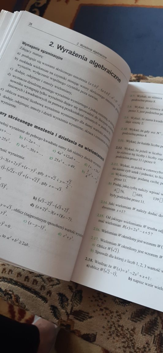 Matura z matematyki od roku 2010 Cewe Nahorska