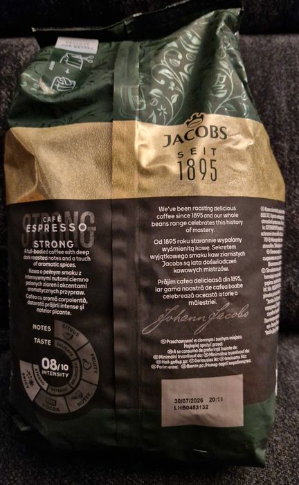 Kawa ziarnista Jacobs Espresso Strong
