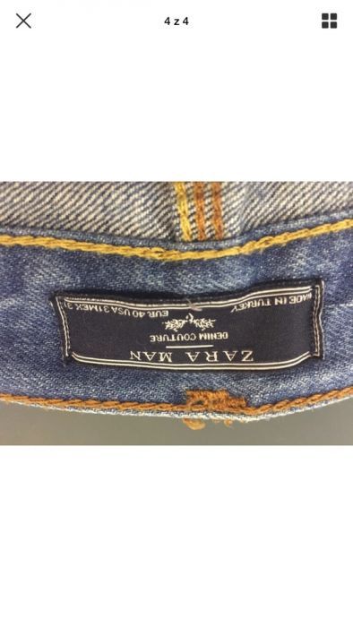Zara meskie jeans rozmiar 40