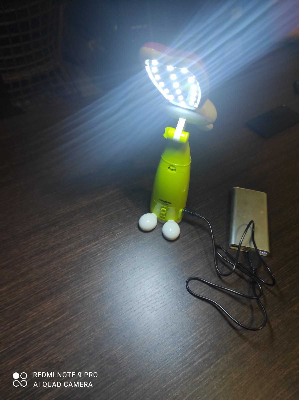 Новый светодиодный светильник  работает от павербанка Зайка
