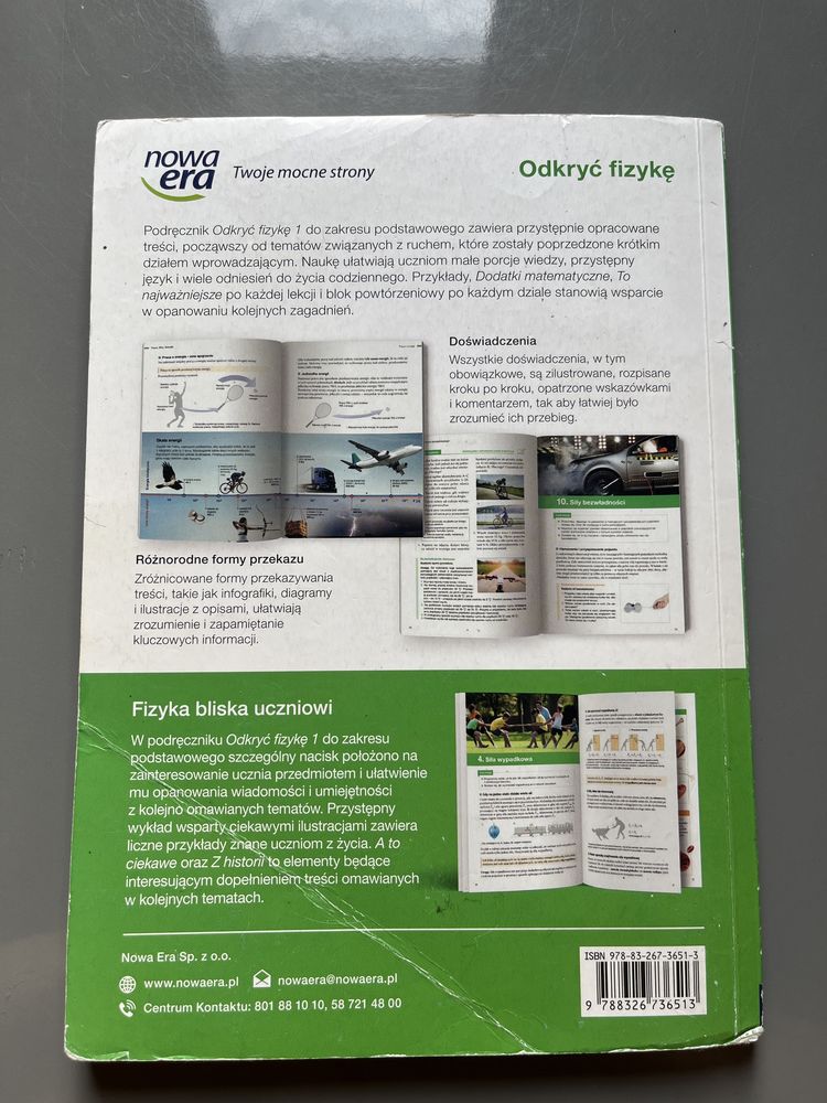 Podręcznik Odkryć fizyke podstawa 1