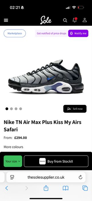 Nike TN Air Max Plus Kiss My Airs Safari