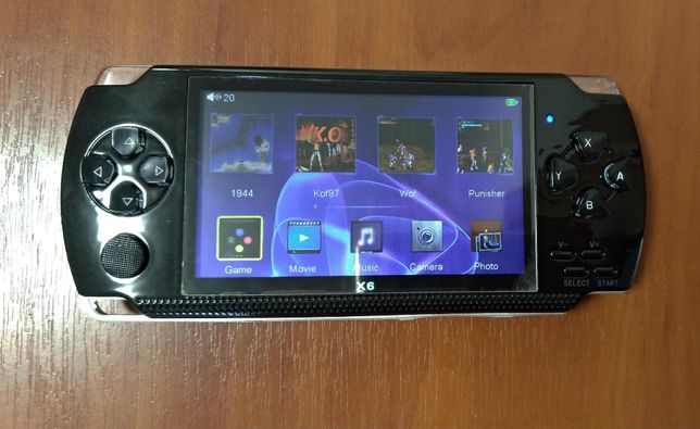 Портативная консоль приставка X6 PSP 4.3д. 8 ГБ Все игры бесплатно