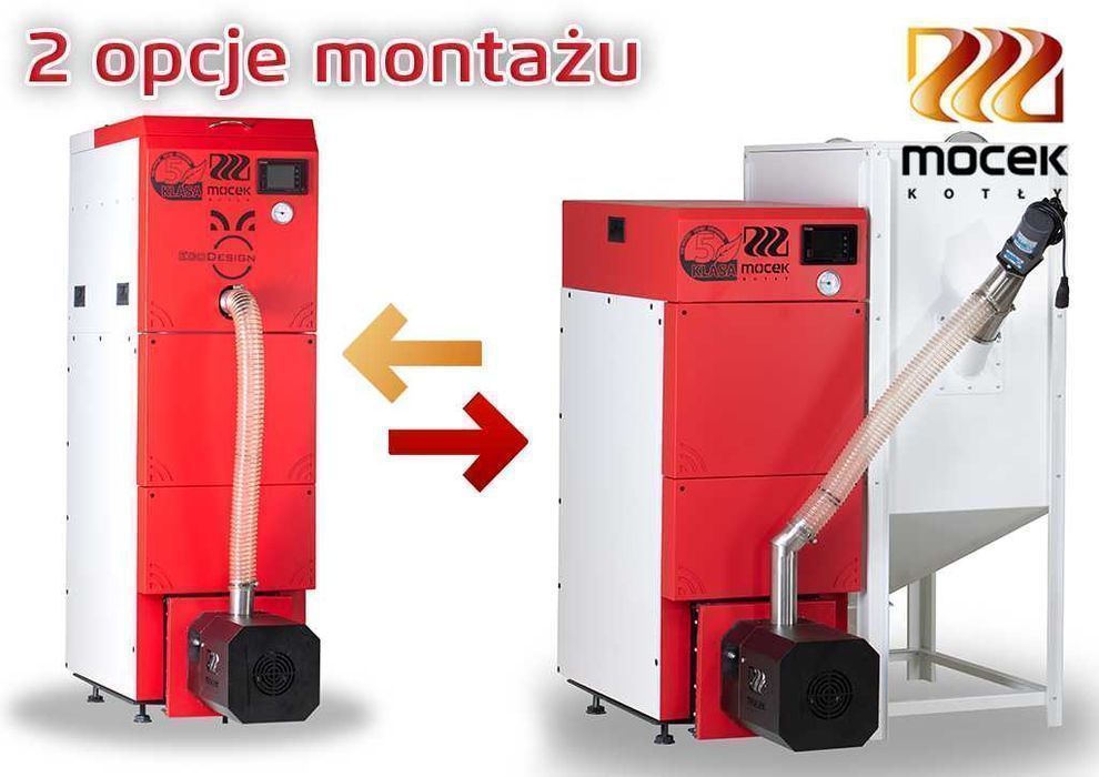 Kocioł na pellet, Moceko 16kW, piec na dotacje czyste powietrze