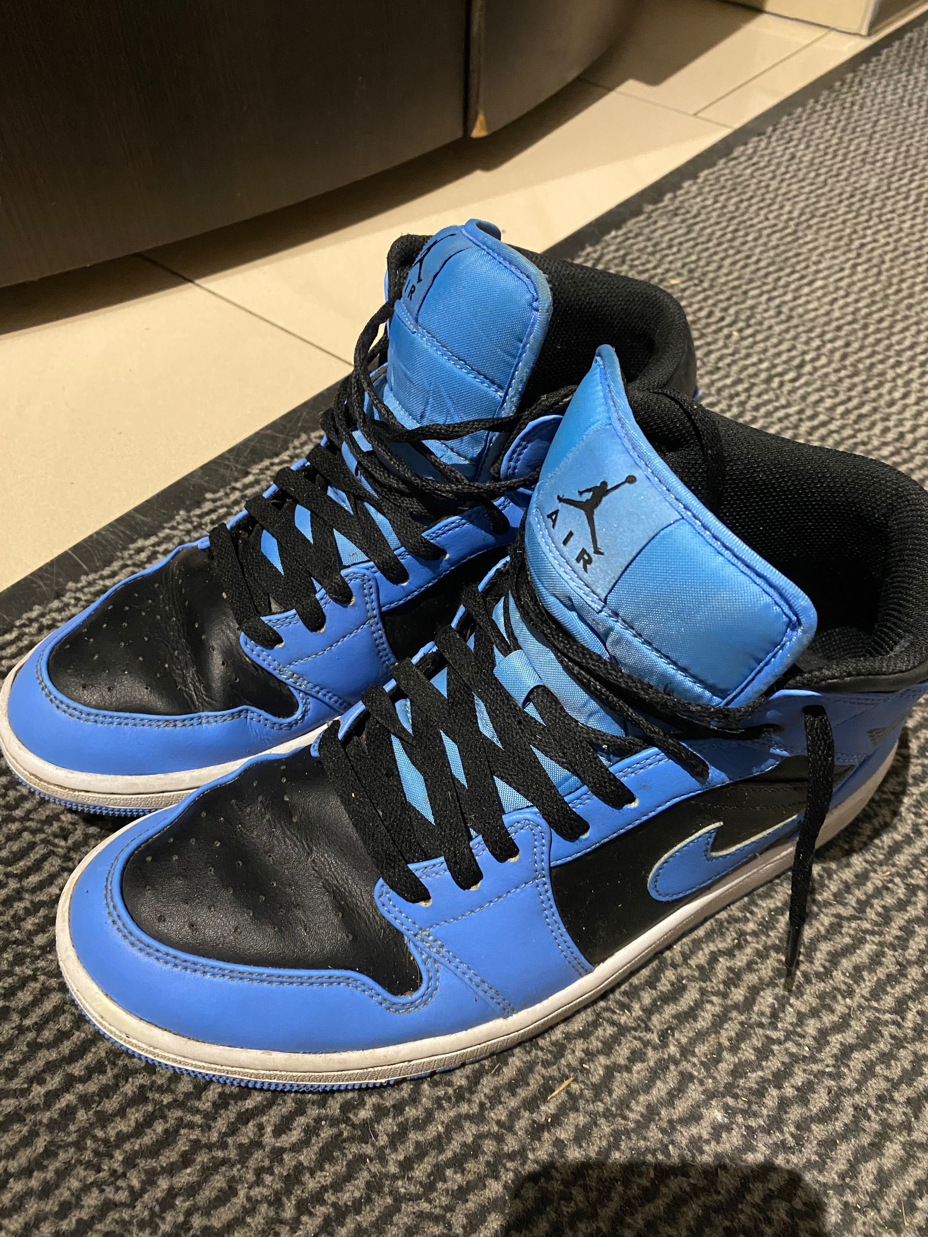 Jordan 1 amid University Blue Black r.44.5