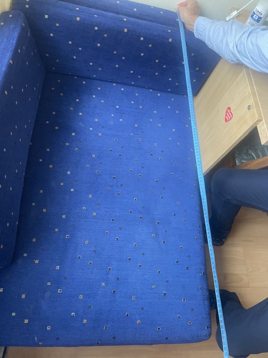 Tapczanik dziecięcy składany ze schowkiem