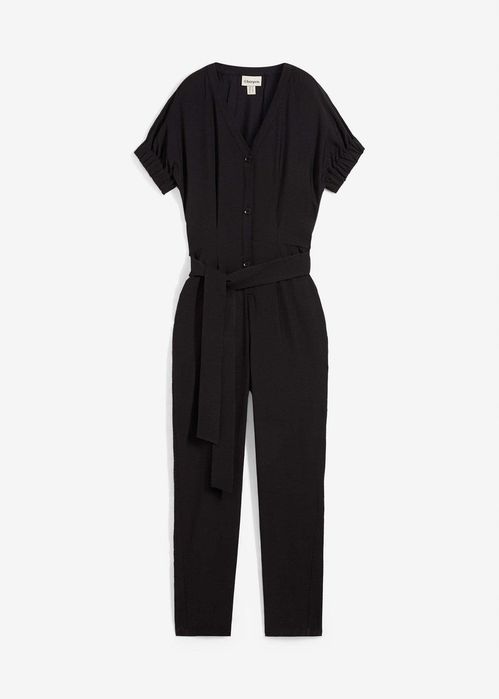 B.P.C kombinezon czarny modny z wiskozy 38.