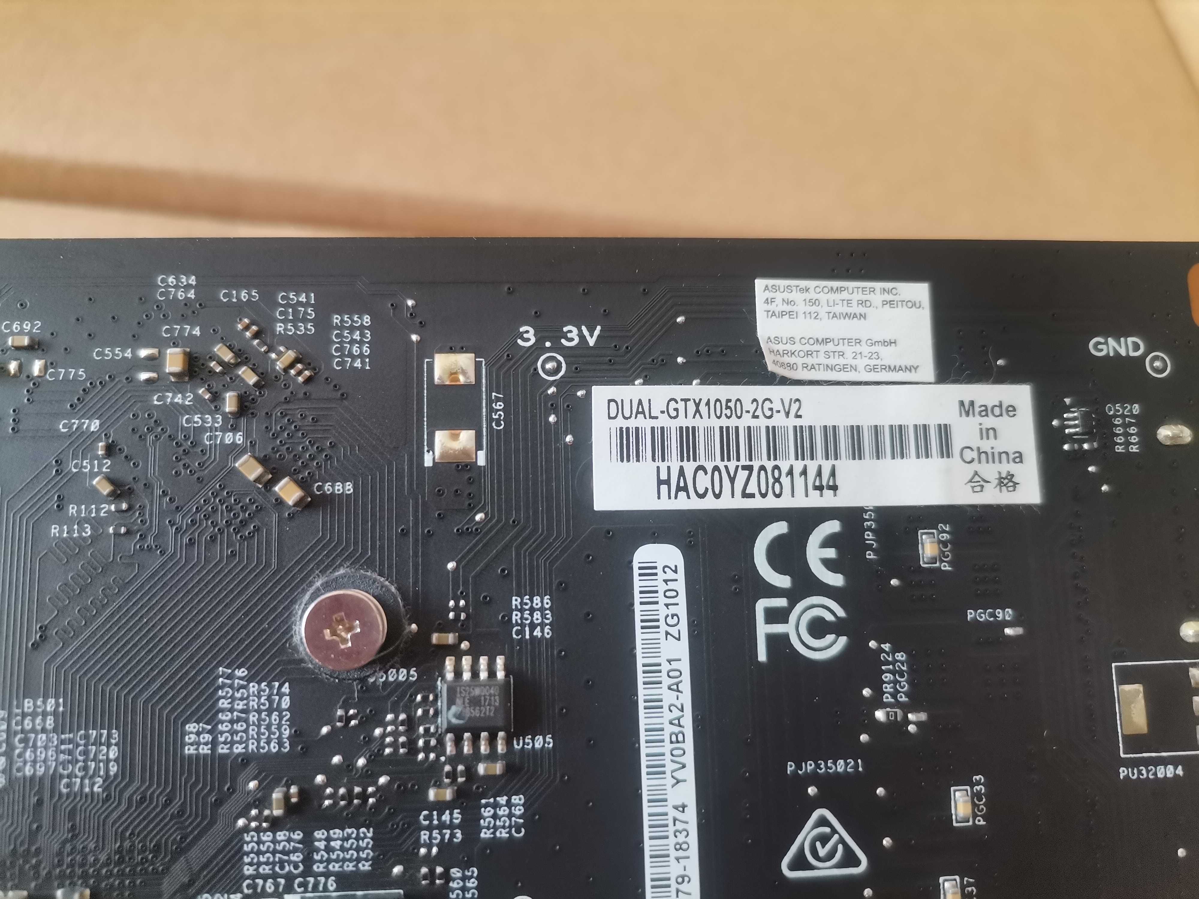 karta graficzna asus gtx 1050