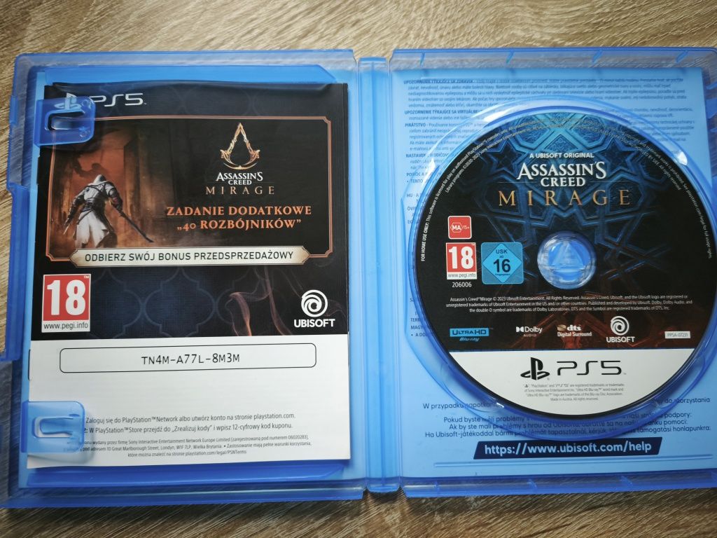 Assassin creed Mirage deluxe edition PS5 gra