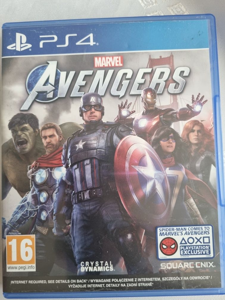 Płyta do ps4 Marvel avengers