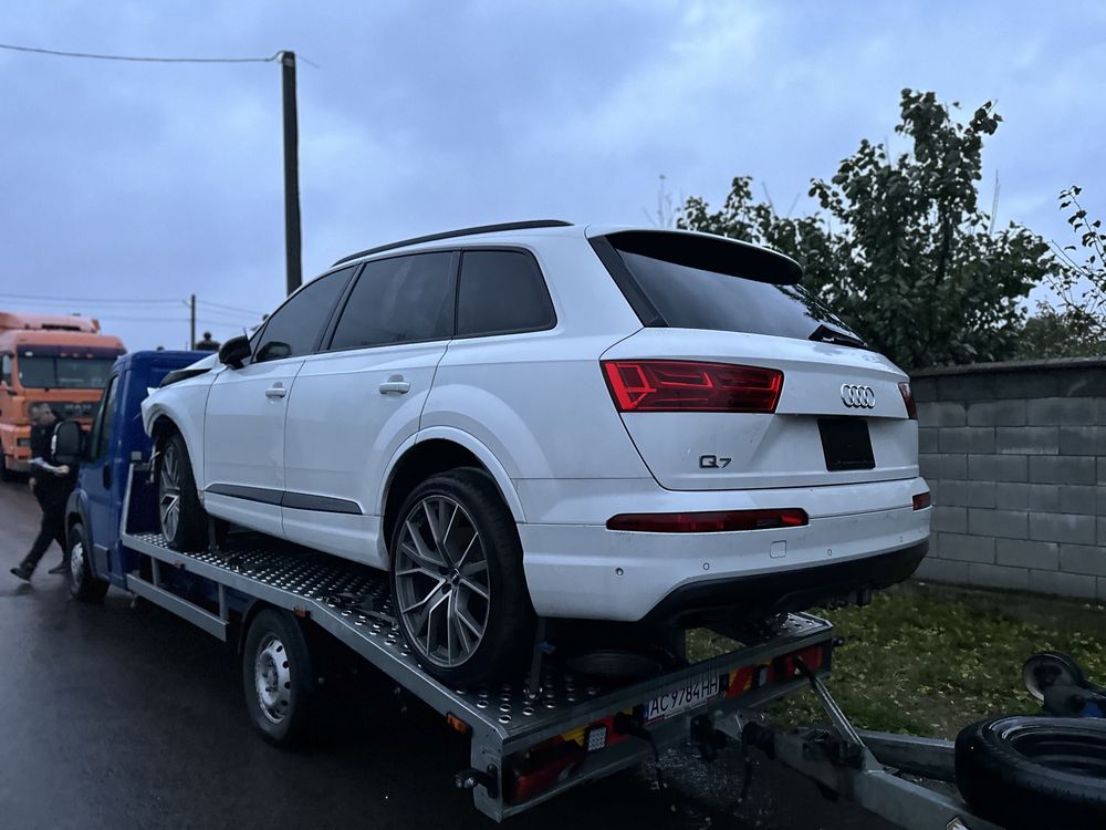 Кришка багажника audi q7 4m etron ляда ку7 4м зад четверть