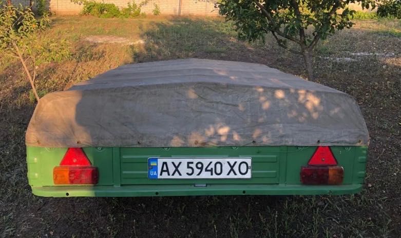 Прицеп с палаткой, тентом и дугами - 2 в 1 - 2100х1700х350 - БАЗ-8142