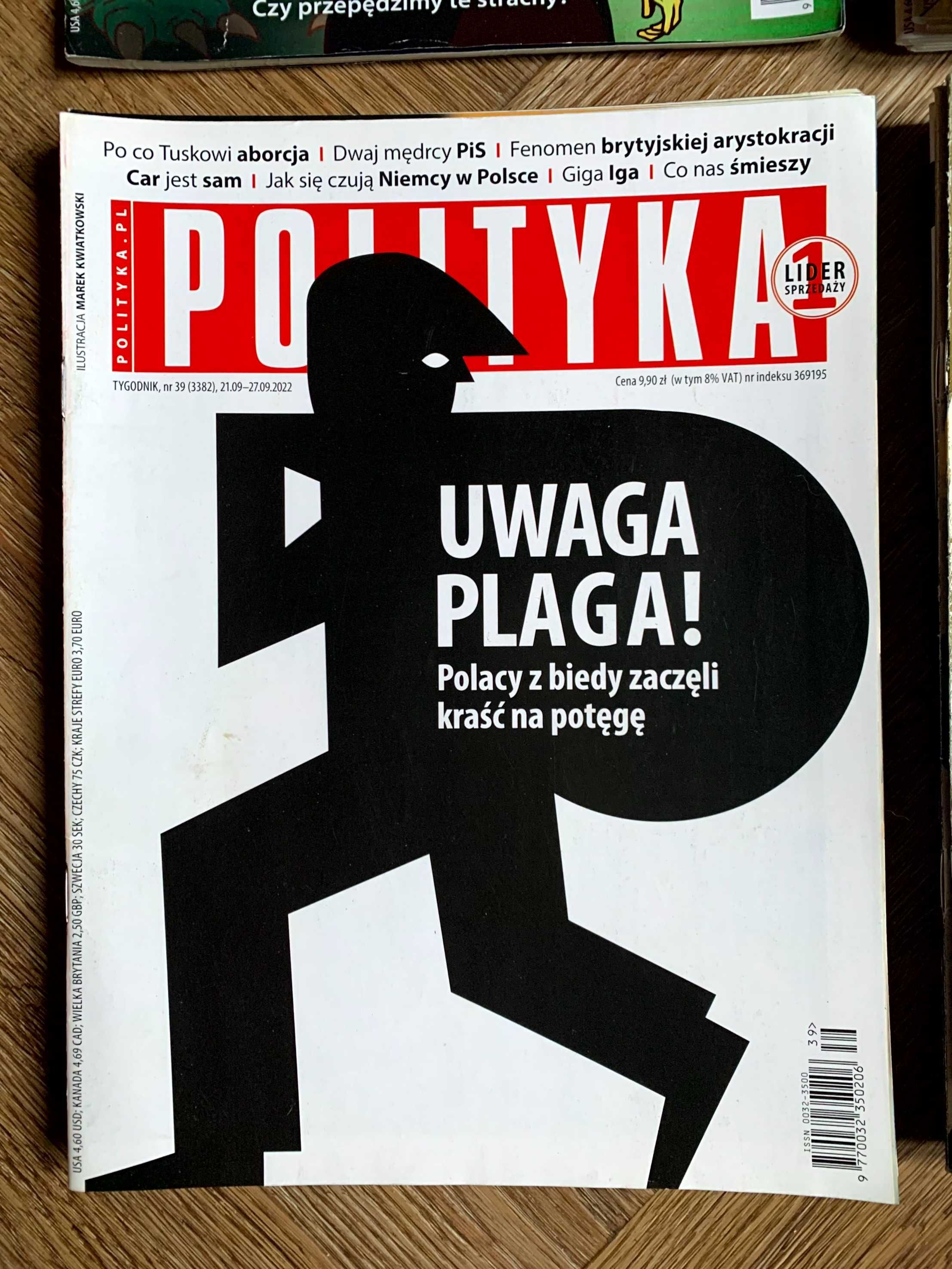 Polityka tygodnik gazeta czasopismo rocznik 2022 17 numerów stan BDB