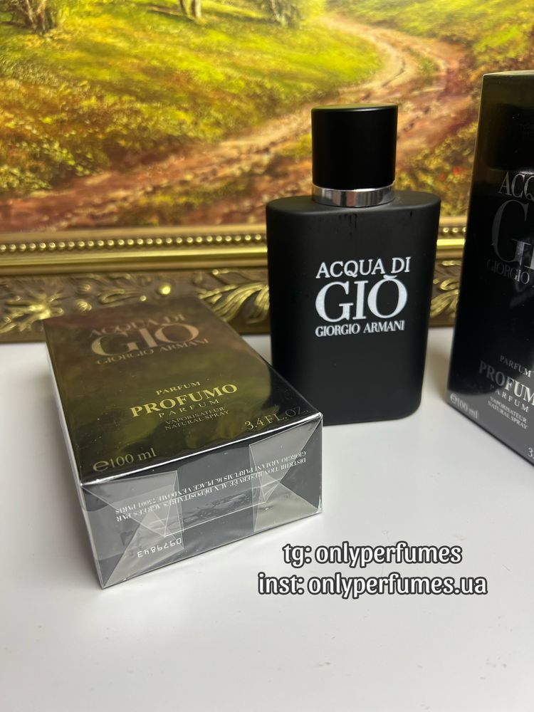 Духи чоловічі Armani Acqua Di Gio Profumo Parfum. Аква Диджио 100 мл