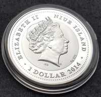 1 $ Moneta Kapsel Elizabeth II Dolar Dollar Dollars Królowa