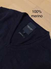 Sweter męski 100% Merino super stan