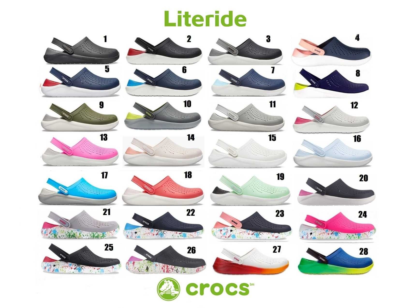 Нові! Жіночі та чоловічі Крокси Лайт Райди Crocs LiteRide Clog! Акція!