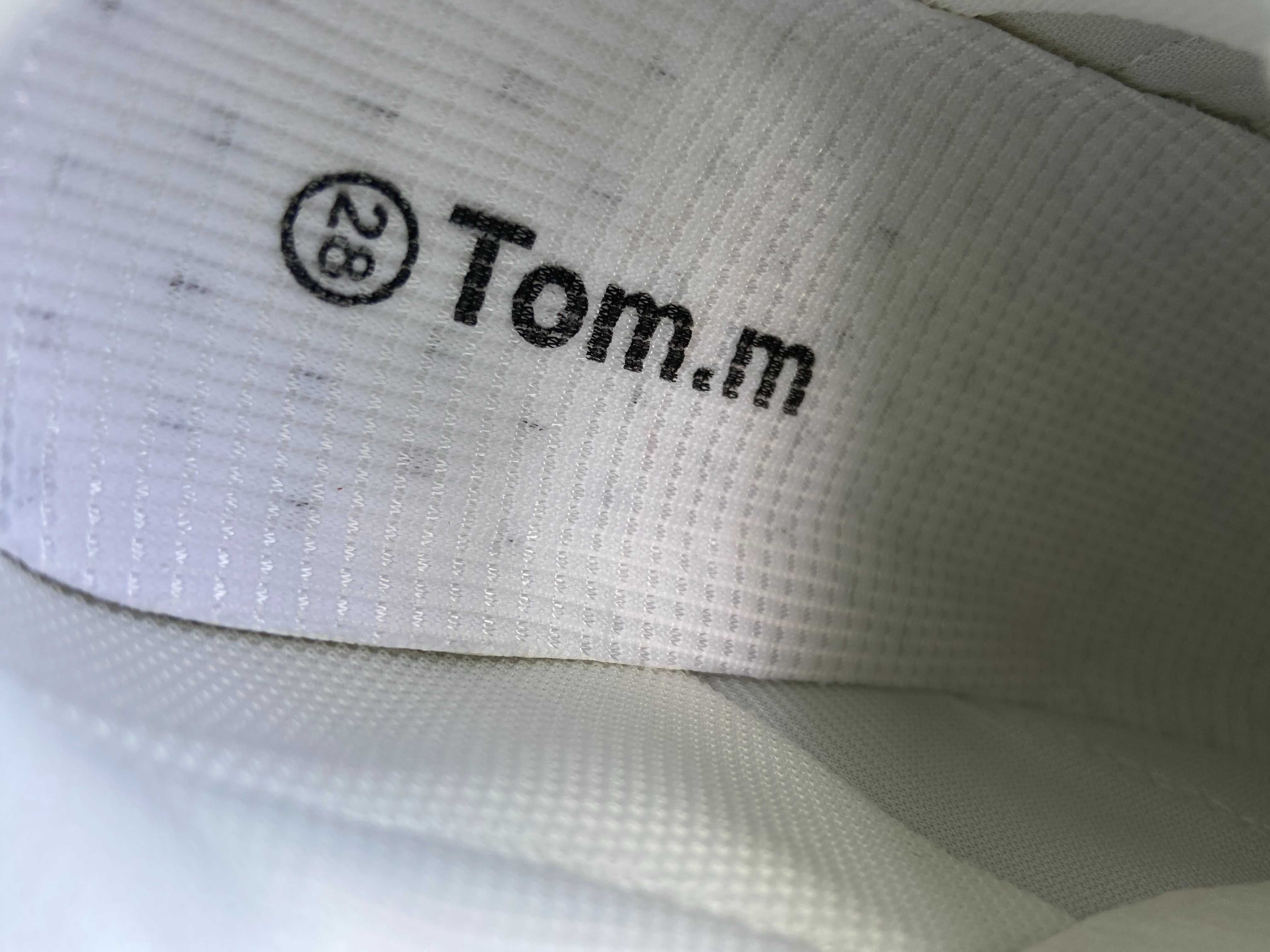 Білі кеди кросівки для дівчинки 25-29р, Tom.m арт. 1233