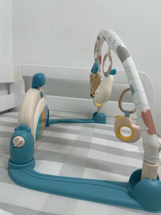 Килимок мобіль дуга5 звукових режимів підсвічування 5 іграшок підвісок