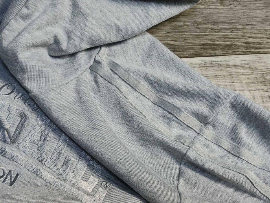 LONSDALE на лампасах худі чоловіче сіре бавовна L