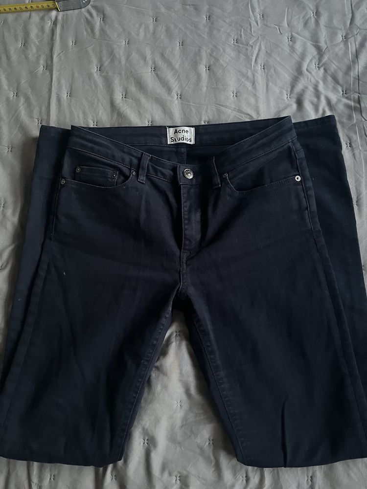 Spodnie granatowe  skinny Acne Studios 27/34