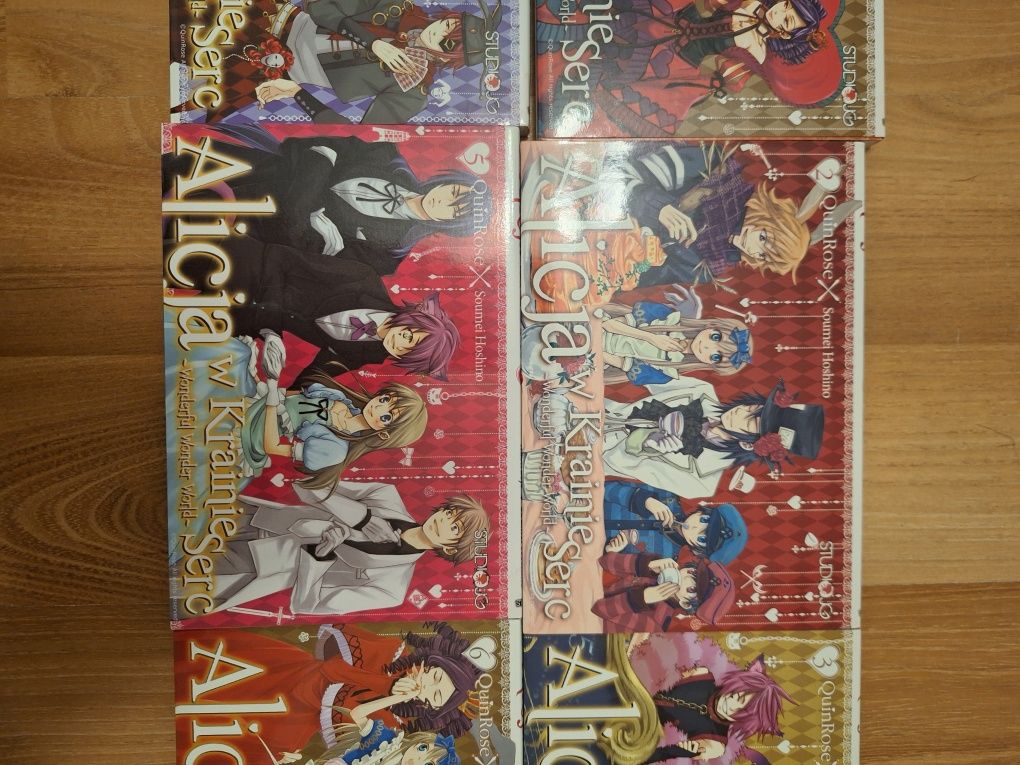 Alicja w krainie serc Manga 1-6 cała seria  Manga