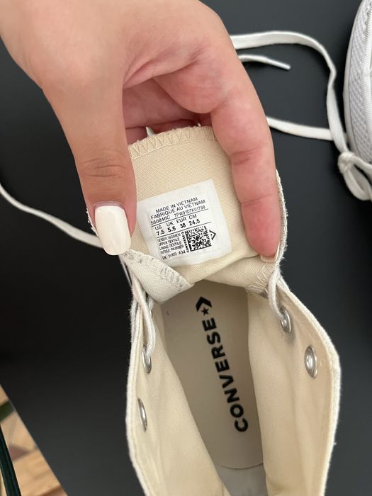 Converse plataforma brancas