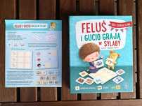 Feluś i Gucio grają w sylaby Gra edukacyjna nauka czytania