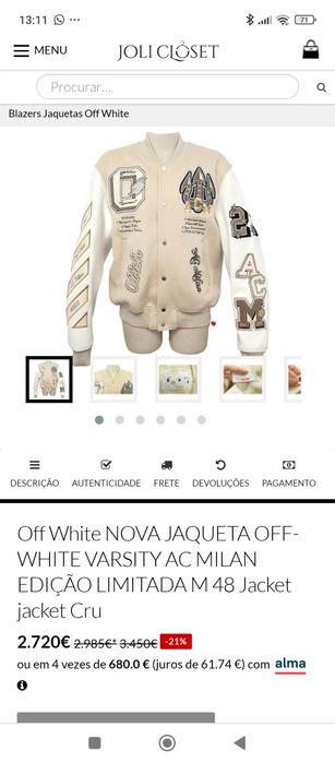 Casaco off white