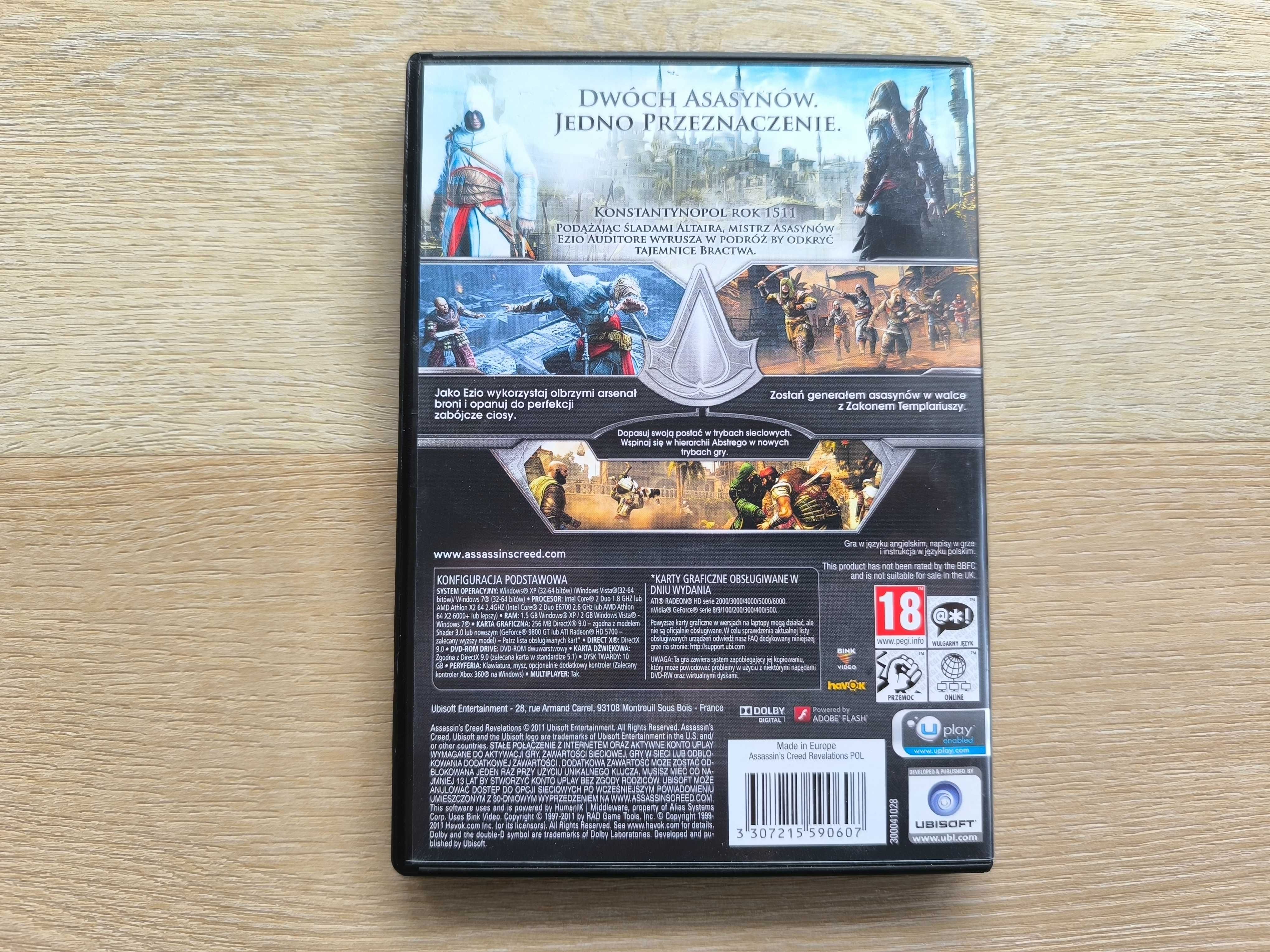Assassins Creed Revelations [PC] (POLSKA WERSJA) - PREMIEROWA - BOX