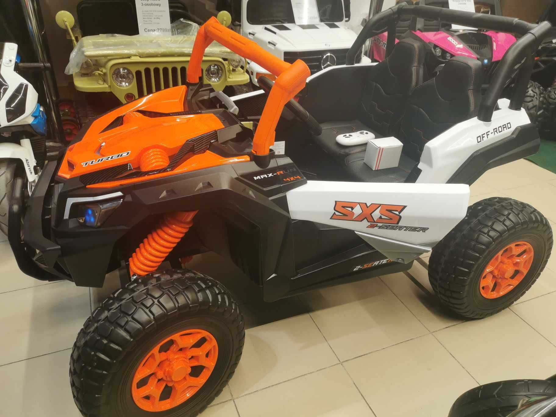 Buggy UTV X3 Off-Road auto autko pojazd samochód akumulator