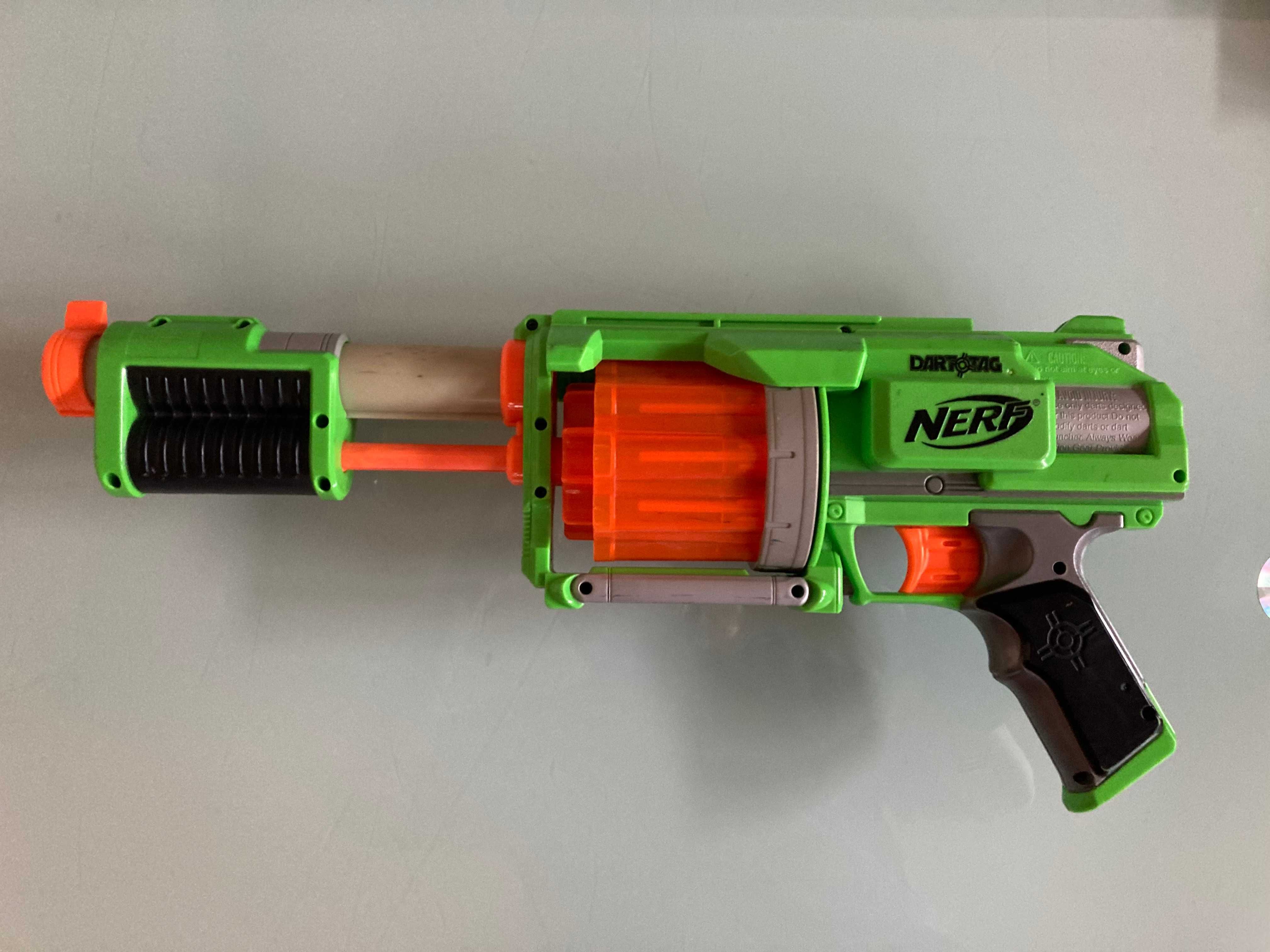 NERF pistolet karabiny łuk elite dart tag dual-strike rebelle 6 sztuk