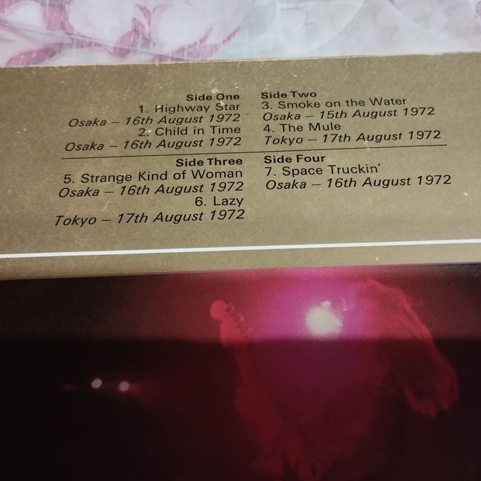 Płyta winylowa, DEEP PURPLE - MADE IN JAPAN,  2LP, wydanie UK,  EX