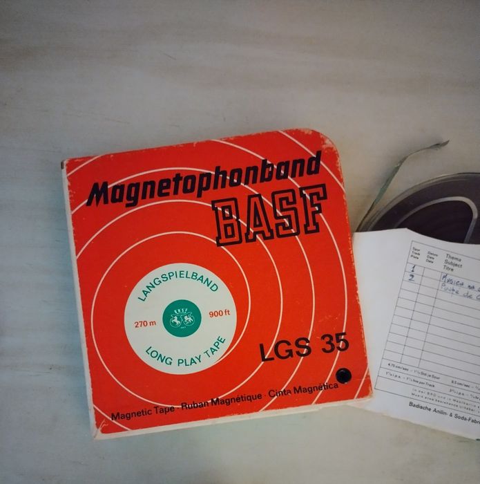 Fitas reel to reel tape bobines de gravação tam(2*12 1*18)