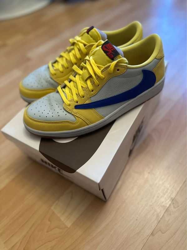 Travis Scott x Jordan Air Jordan 1 Low OG Canary Yellow R.41