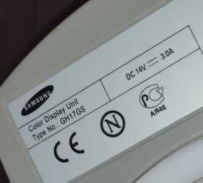 Monitor Samsung SyncMaster 173p - części
