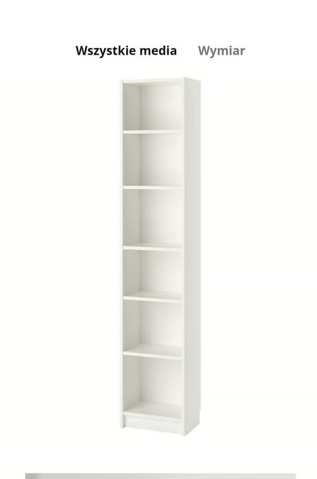 Regał pojedynczy Billy Ikea