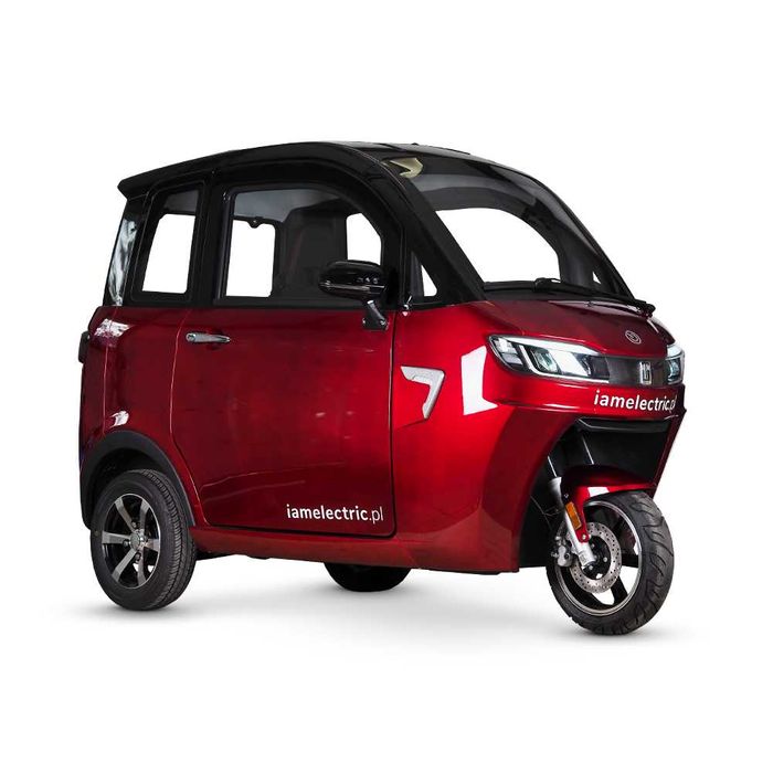Motorower elektryczny trójkołowy zabudowany ARIEL.Motorower Fliper IML