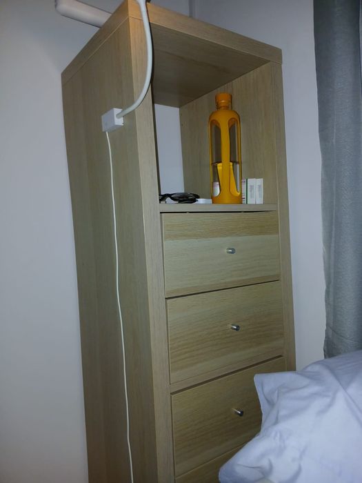 Estante kallax com gavetas