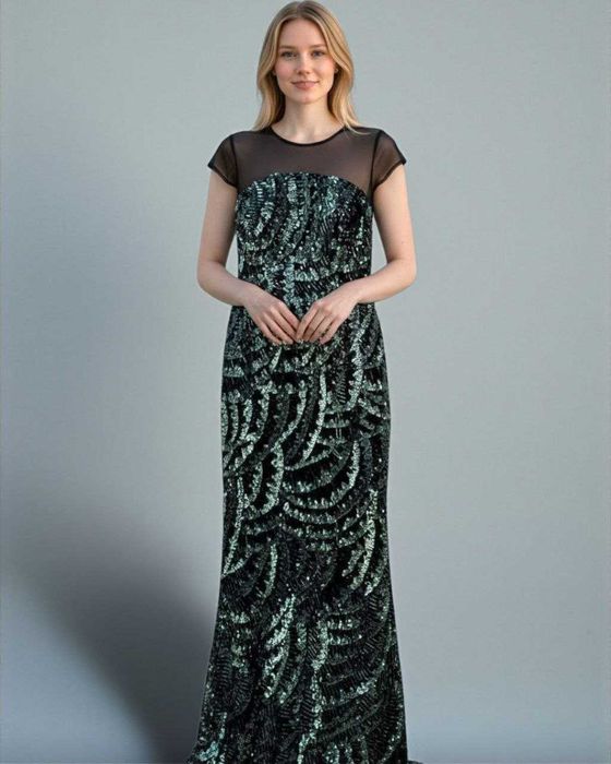 Элегантное вечернее платье Calvin Klein, р. XS/S