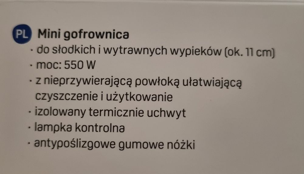 Mini Gofrownica Ideenwelt Rossmann